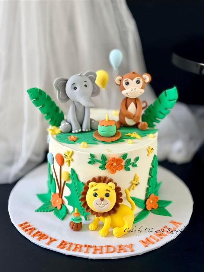 Custom birthday cake by Cake by O2, Colombo