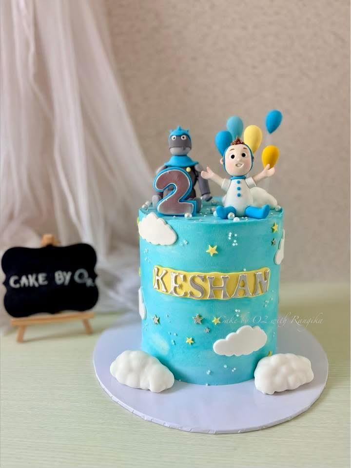 Custom birthday cake by Cake by O2, Colombo