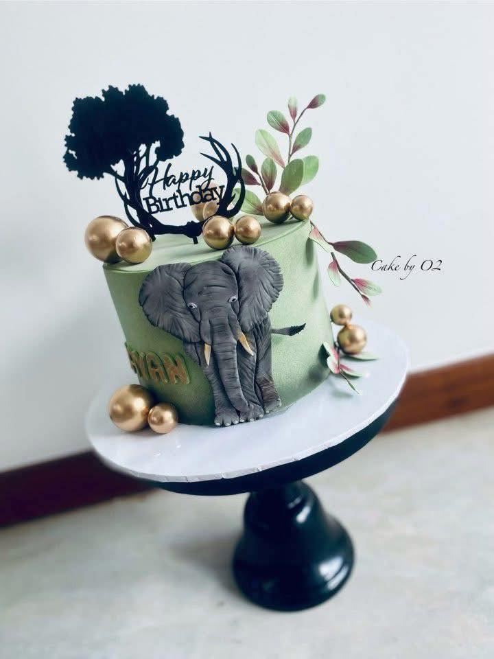 Custom birthday cake by Cake by O2, Colombo
