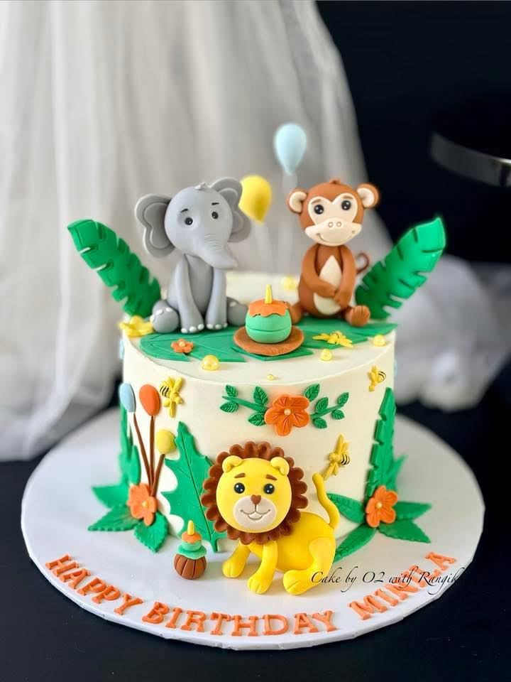 Custom birthday cake by Cake by O2, Colombo