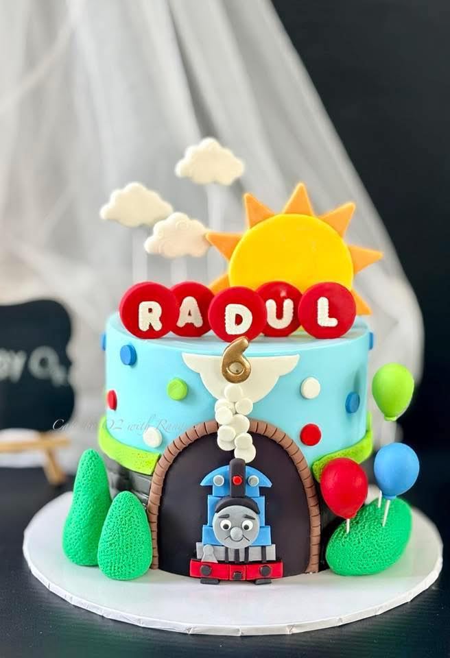 Custom birthday cake by Cake by O2, Colombo