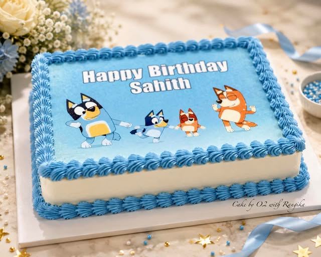 Custom celebration cake by Cake by O2, Colombo