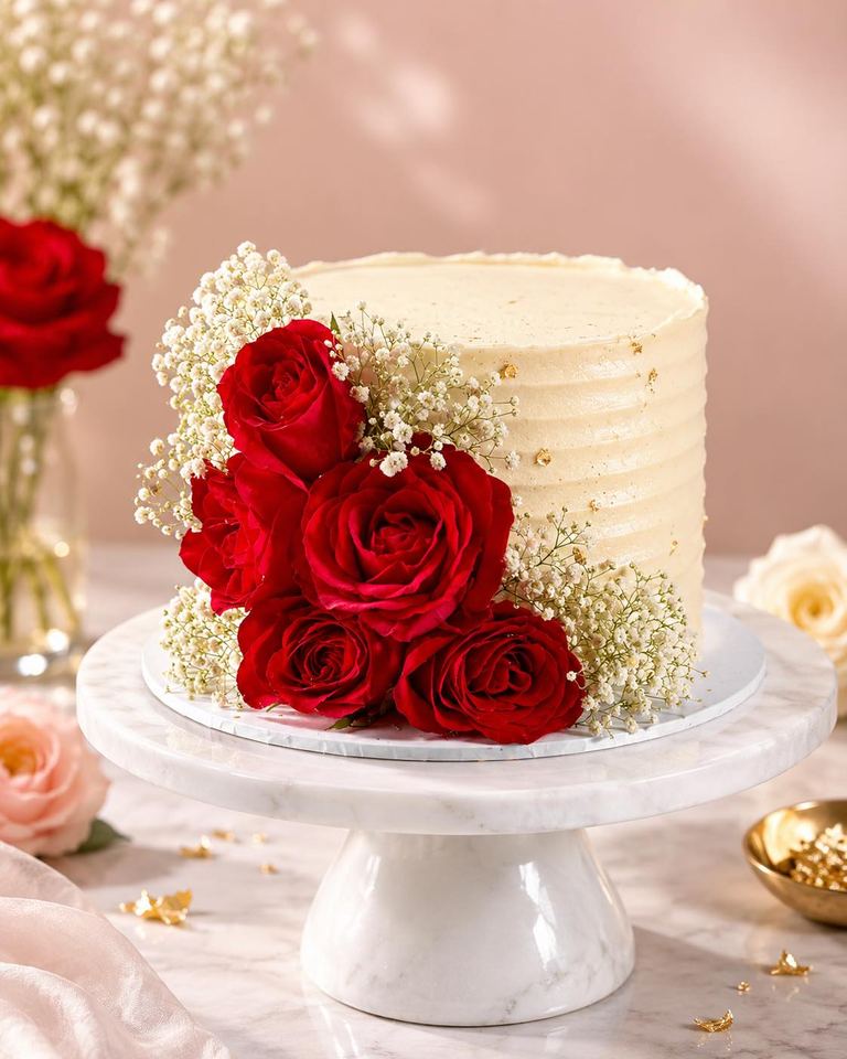 Custom wedding cake by Cake by O2, Colombo