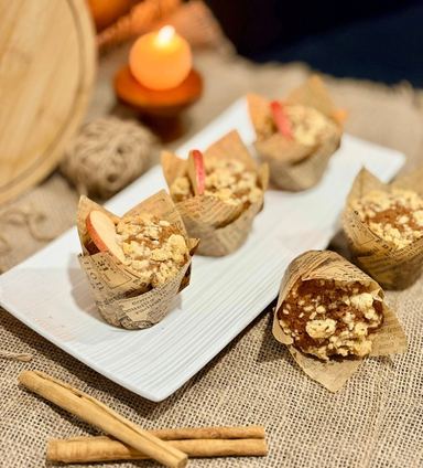 Spiced Apple Cinnamon Muffins (Box of 6)